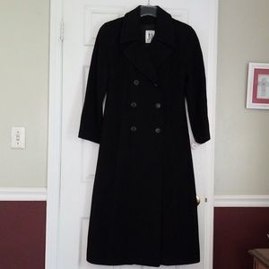 Jones New York double breasted wool coat